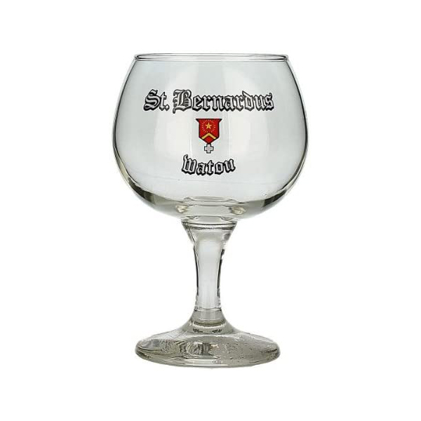 St. Bernardus Pater cerveza vaso