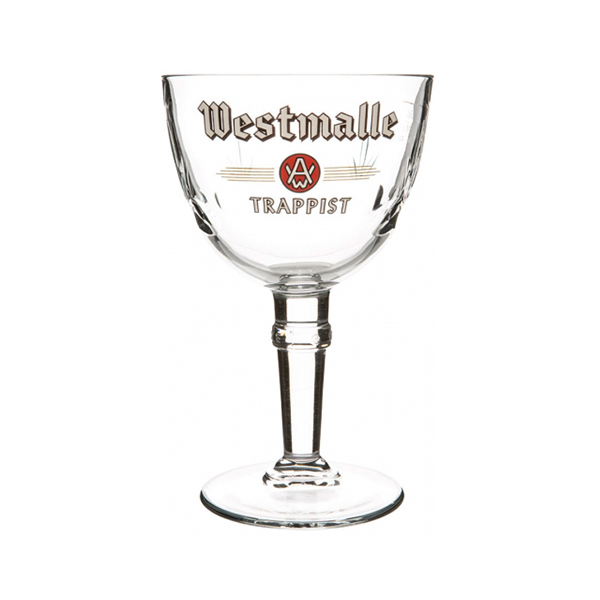 Westmalle Dubbel cerveza copa cristal